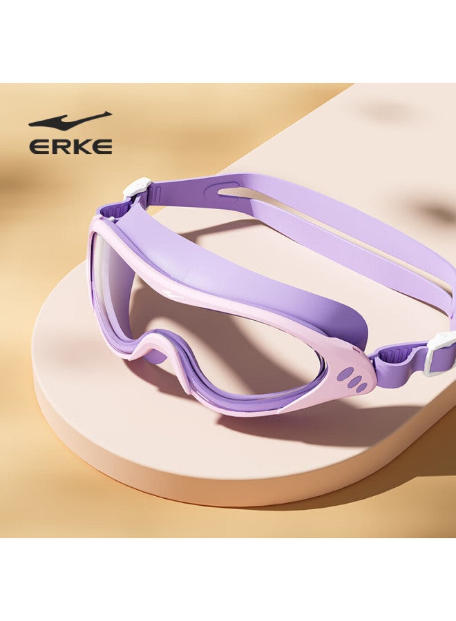 Erke Children's Large Frame Swimming Goggles, High-definition Anti-fog Anti-reflective, Swimming Diving Beginner Equipment, Protective Eyewear, Dark Blue - Image 4