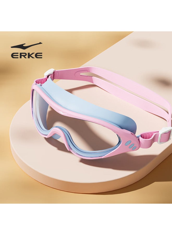 Erke Children's Large Frame Swimming Goggles, High-definition Anti-fog Anti-reflective, Swimming Diving Beginner Equipment, Protective Eyewear, Dark Blue - Image 3