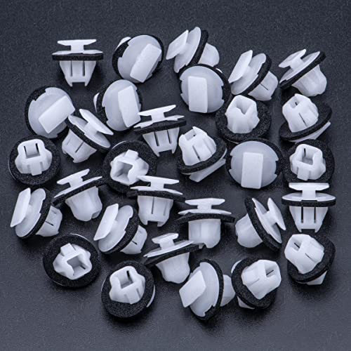Rexka 30pcs Wheel Arch Fender Flare Moulding Clips 76882-JG10A Compatible with Nissan Infiniti Armada Murano Juke QX56 QX80 - Image 2