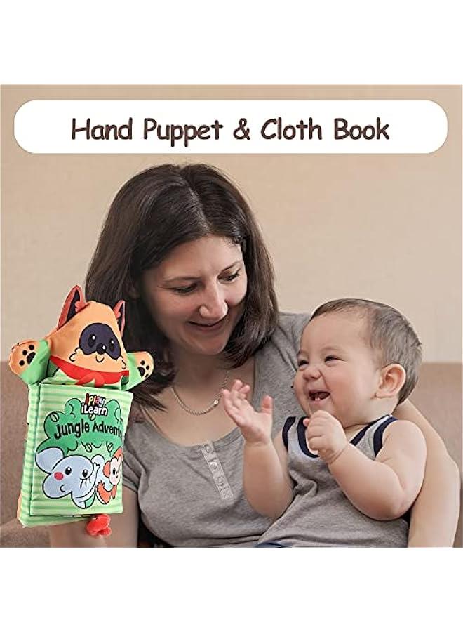Arabest Soft Baby Books 1 Year Old, Babies Animal Cloth Book 6-12 Month, Infant Touch Feel Crinkle Book, Toddler Carseat Crib Bedtime Toy, Newborn Birthday Easter Gift 9 18M 2 3 Yr Kid Boy Girl - Image 5