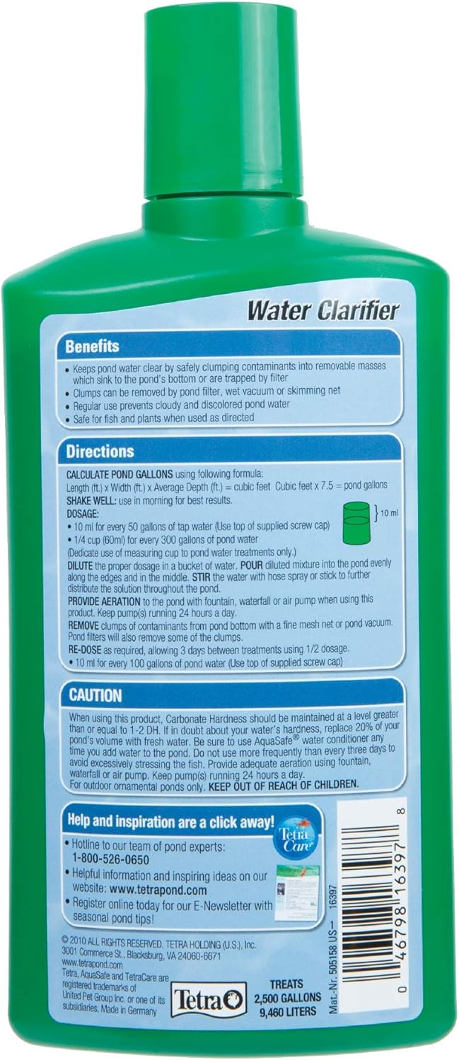 Tetra Pond Water Clarifier 169 Ounces Treats 2 500 Gallons - Image 2