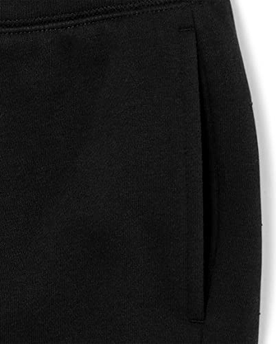 The Children's Place Boys Active Fleece Jogger Pants, Black Single, Large US - Image 3