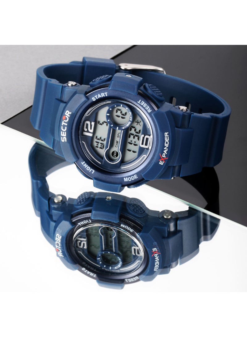 Sector EX-16 40MM DIGITAL BLUE DIAL BLUE PU ST - Image 3