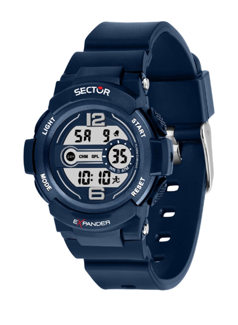 Sector EX-16 40MM DIGITAL BLUE DIAL BLUE PU ST - Image 1