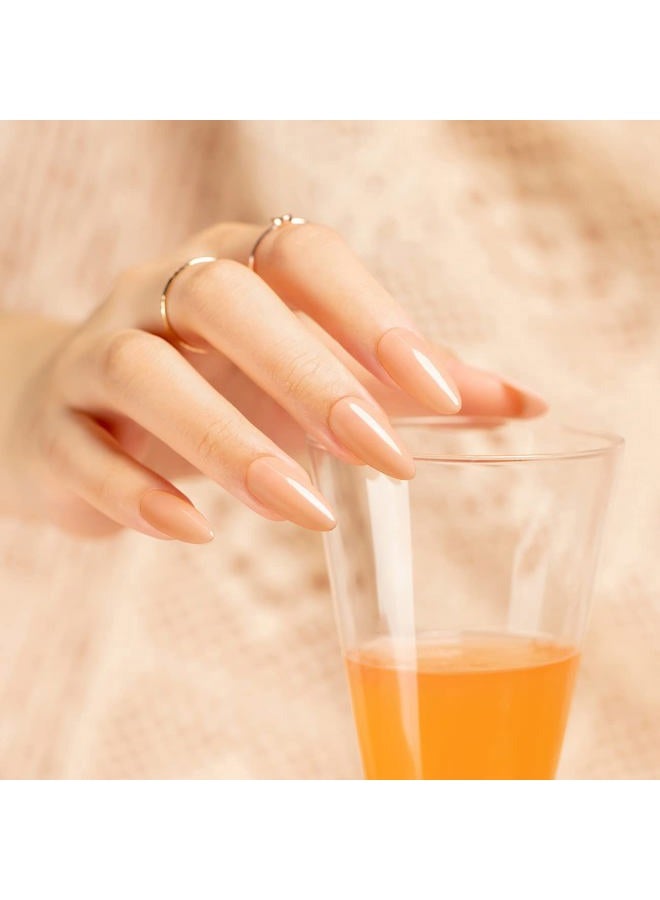 RARJSM Nude Brown Gel Nail Polish LED UV Gel Soak Off Clear Brown Skin Tone Taffy Color French Manicure Jelly Nail Gel Polish Varnish Curing Requires 1pcs 15ml for Home Salon Nail Art DIY - Image 2