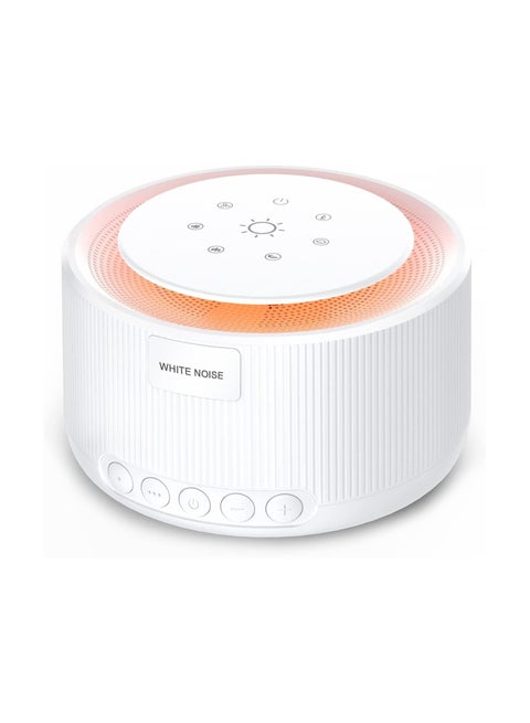 SYOSI Sleep Sound Machine, White Noise Machine with 30 Natural Soothing Sounds, 30 Level Volume Light 3 Timer Memory Function, Noise Machine Powered by AC or USB, for Adults, Baby and Kids