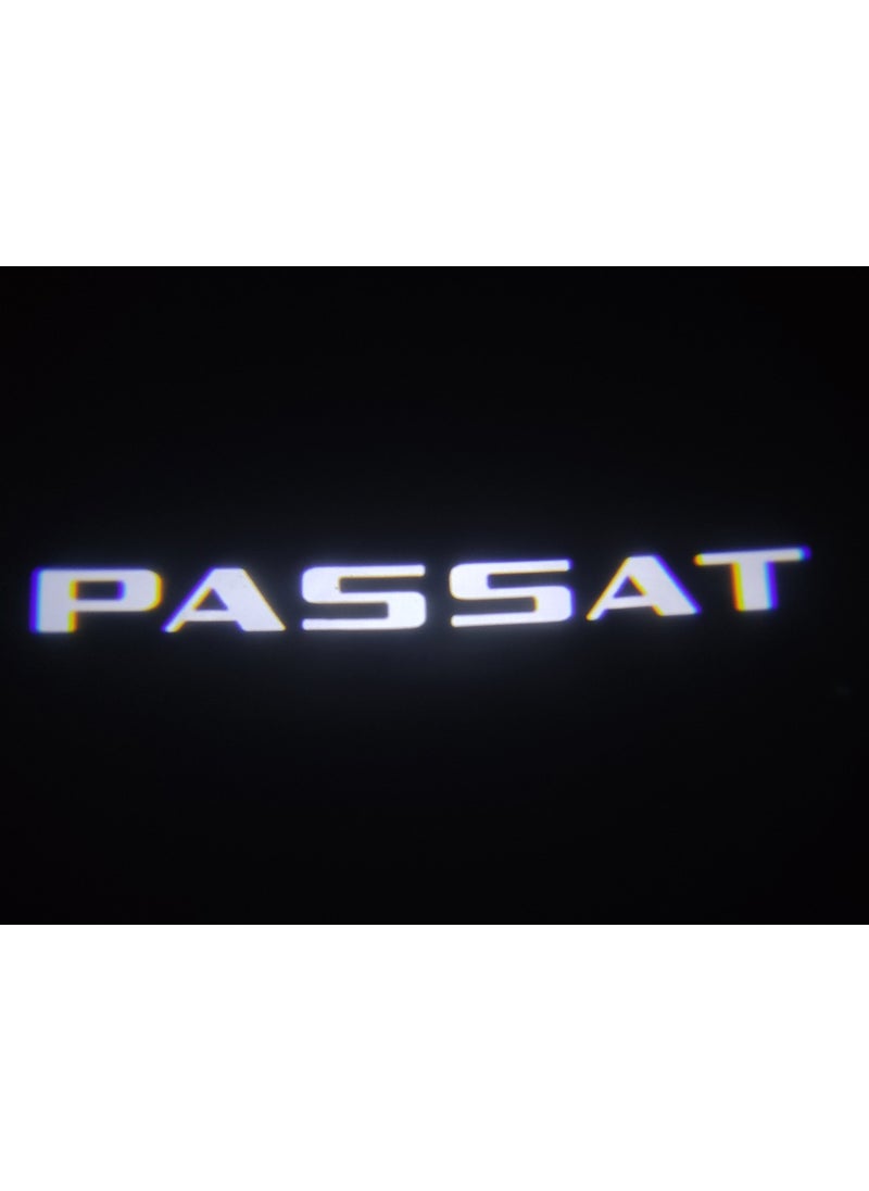 Femex Battery Operated Adhesive Under Door LED Logo for Vw Passat Vehicles  - Image 5