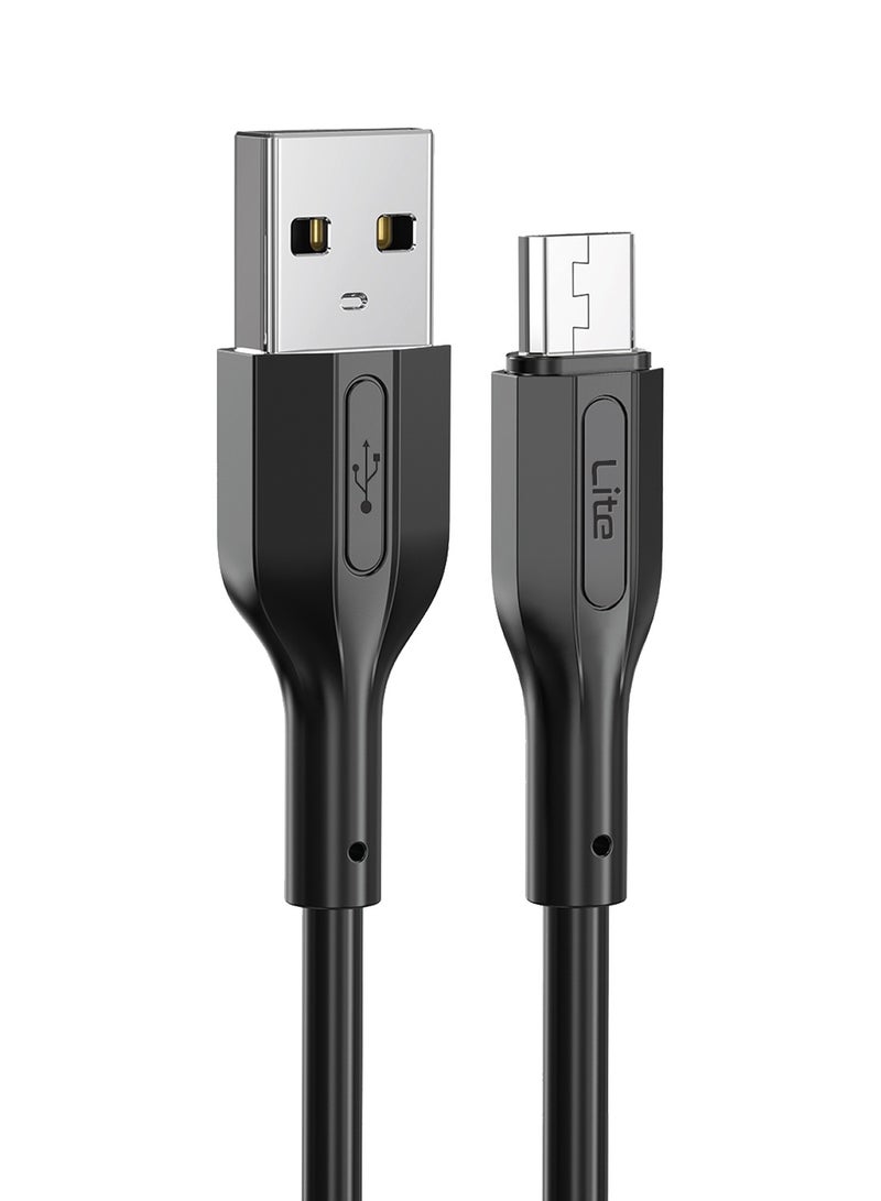 Moxedo كابل شحن سريع لنقل البيانات USB إلى Micro USB من موكسييدو لايت بطول 3م متوافق مع سامسونج جالاكسي S7 S6 إيدج J7 S5، نوت 5 4، LG، HTC، سوني، إكس بوكس ون، PS4، كيندل، MP3، تابلت - Image 1
