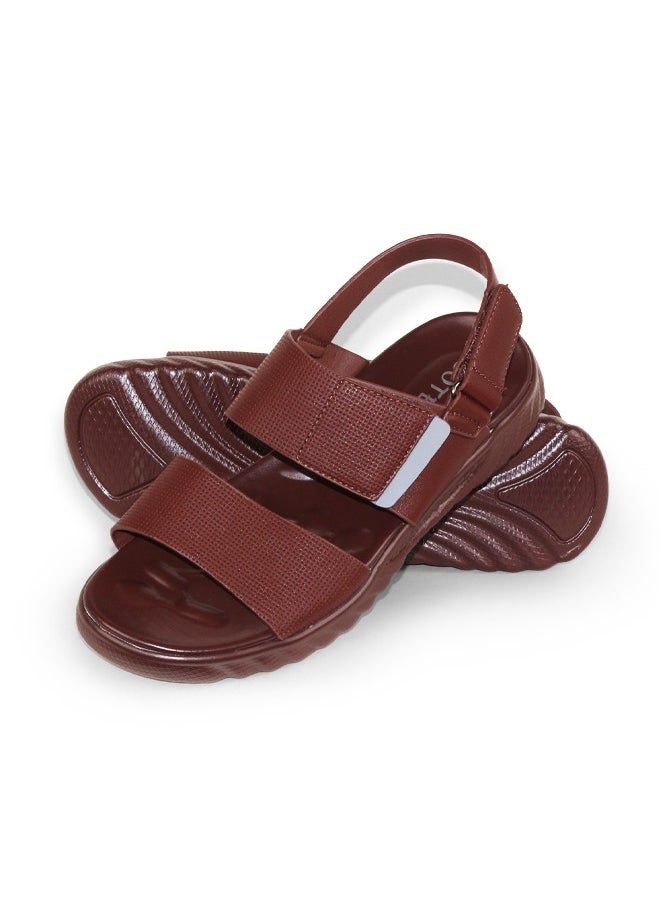 BOTELI Men Sandals Genuine Leather Soft Sole Anti slip Men's Beach Shoes Two Wear Slippers  - Image 1