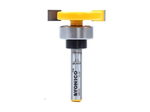 YONICO Top Bearing Slot Cutter Router Bit (1/4" Height - 1/4" Depth - 1/4" Shank) - Image 5