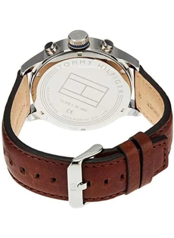 TOMMY HILFIGER Tommy Hilfiger Leather Chronograph Watch 1791137 + Tommy Wallet  - Image 3