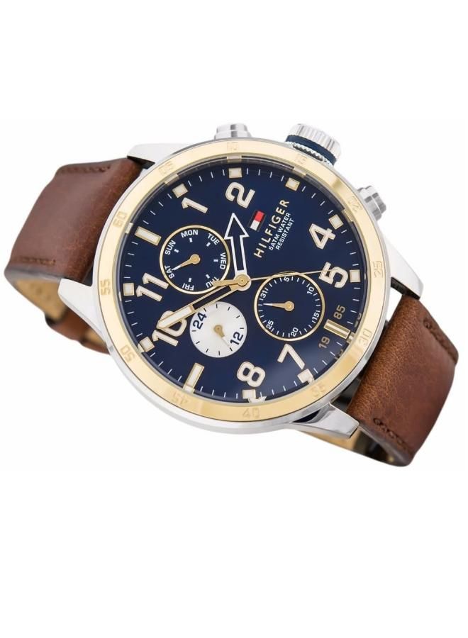 TOMMY HILFIGER Tommy Hilfiger Leather Chronograph Watch 1791137 + Tommy Wallet  - Image 2