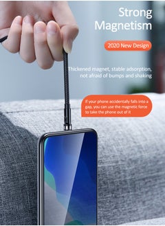 Usams Rotatable Magnetic 2.1A Apple Lightning USB Charging Cable 1m  - Image 5
