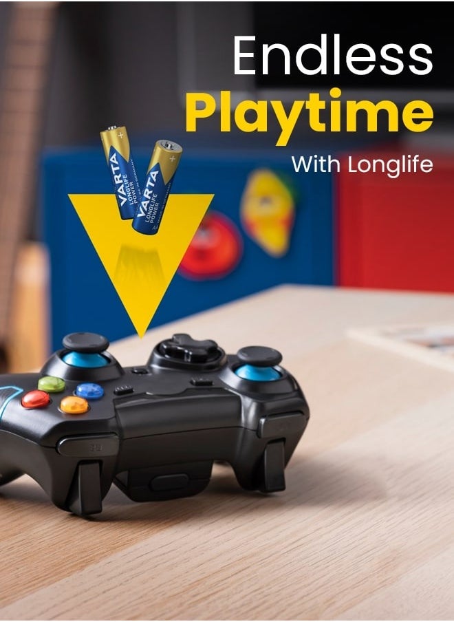 VARTA - Varta Longlife Power AA Alkaline Battery for Reliable and Long-lasting Performance (8-Pack) - Image 1