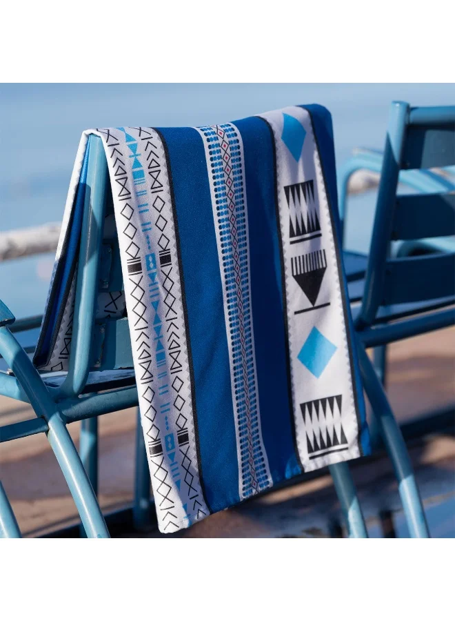 BU Towels Sadu Beach Towels | Eco-Friendly | Ultra-Soft &amp; Lightweight | Made from Bamboo viscose, &amp; recycled polyester (70 x 140 cm)