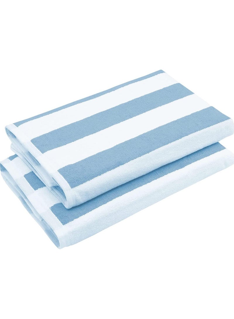 SIGNOOLA Signoola Beach towel 70 x 180 cm Light Blue, 100% cotton.  - Image 1