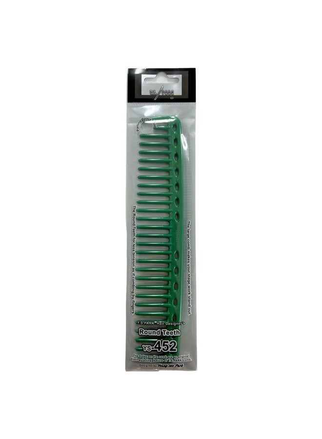 YS PARK Mid Length Cutting Comb 337 In Green From Prohairtools - Image 2
