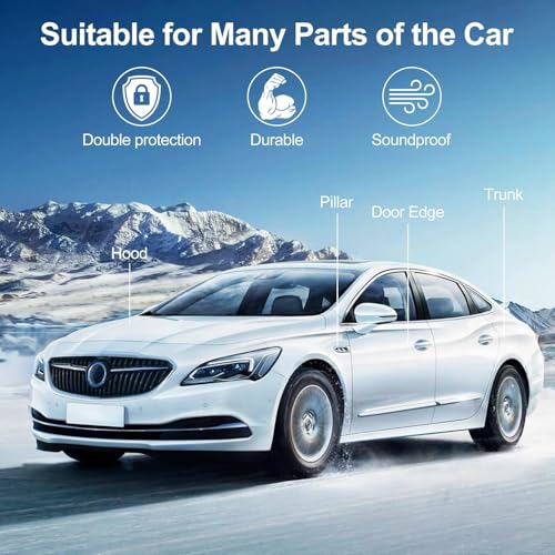 Kikerike Automotive Door Weather Stripping 10Ft Car Door Rubber Edge Trim Seal Strip Gasket with Top Bulb Easy to Install for Car Bus Camper Boat RV Truck Doors and Home Applications - Image 4