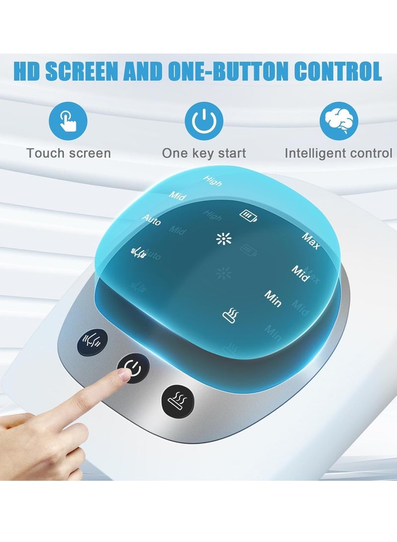 BORTONY Knee Massager, Cordless Knee Massager with Multi-Function Screen, Physical Heating and Vibration Function, Best Product for A Comforting Massage - Image 2