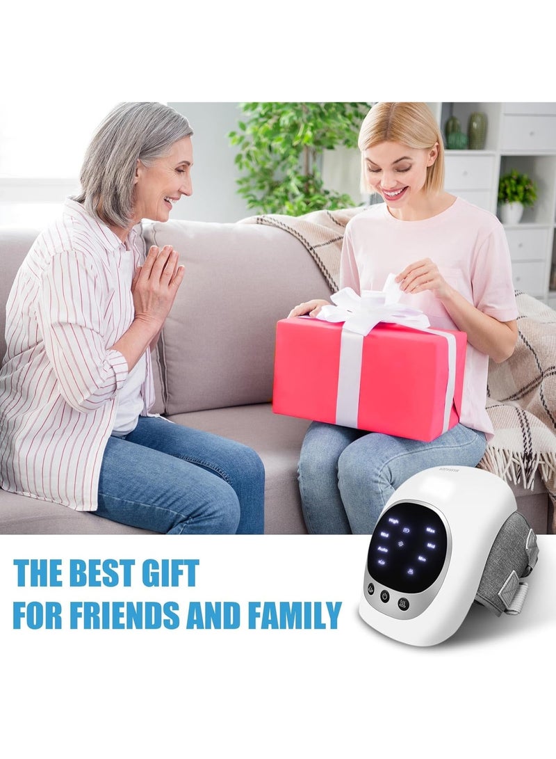 BORTONY Knee Massager, Cordless Knee Massager with Multi-Function Screen, Physical Heating and Vibration Function, Best Product for A Comforting Massage - Image 4