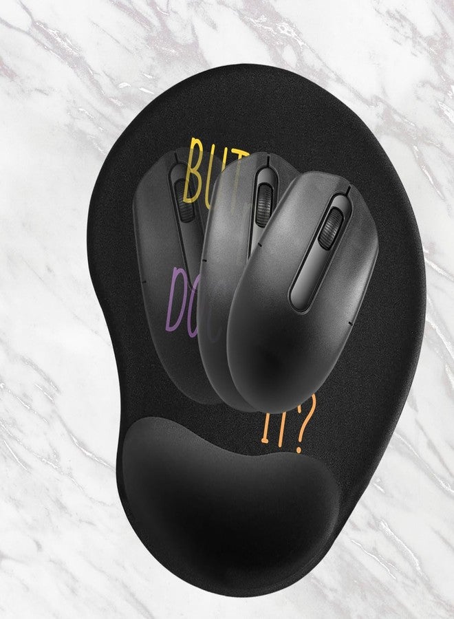 963RW Mouse Pad with Wrist Rest, Ergonomic Mouse Pad with Memory Foam Wrist Rest Cushion, Non-Slip Rubber Base Gaming Mice Pad for Home Office Computer Laptop, Did You Document It? - Image 3
