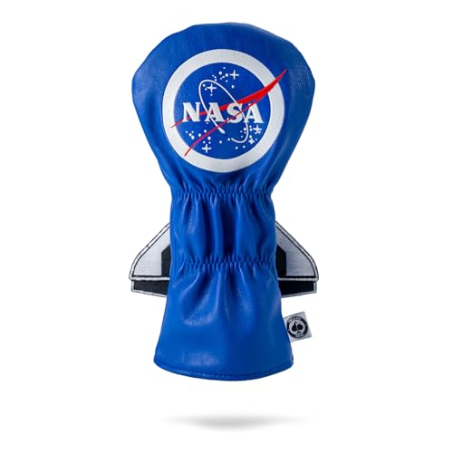 Pins & Aces Pins Aces NASA Head Cover Premium HandMade Leather Headcover NASA Space Shuttle Tour Quality Golf Club Cover Style and Customize You Golf Bag Driver - Image 3