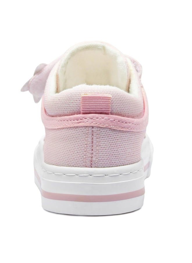 Toandon Toddler Kids Sneakers Glitter Walking Shoes with Hoop and Loop Age 1.5-7, Star-pink, 10 Toddler - Image 4