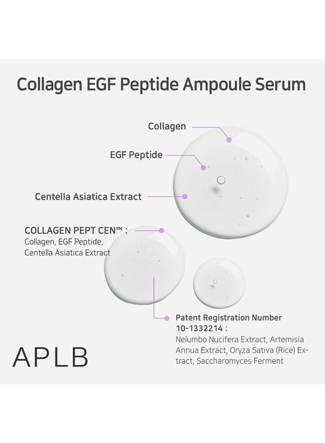 APLB Collagen EGF Peptide Ampoule Serum | COLLAGEN PEPT CEN™ 35.9% 1.35 FL.OZ/Korean Skincare, Elasticity care, Long lasting moisturizing, Revitalize for gentle and improve skin texture - Image 4