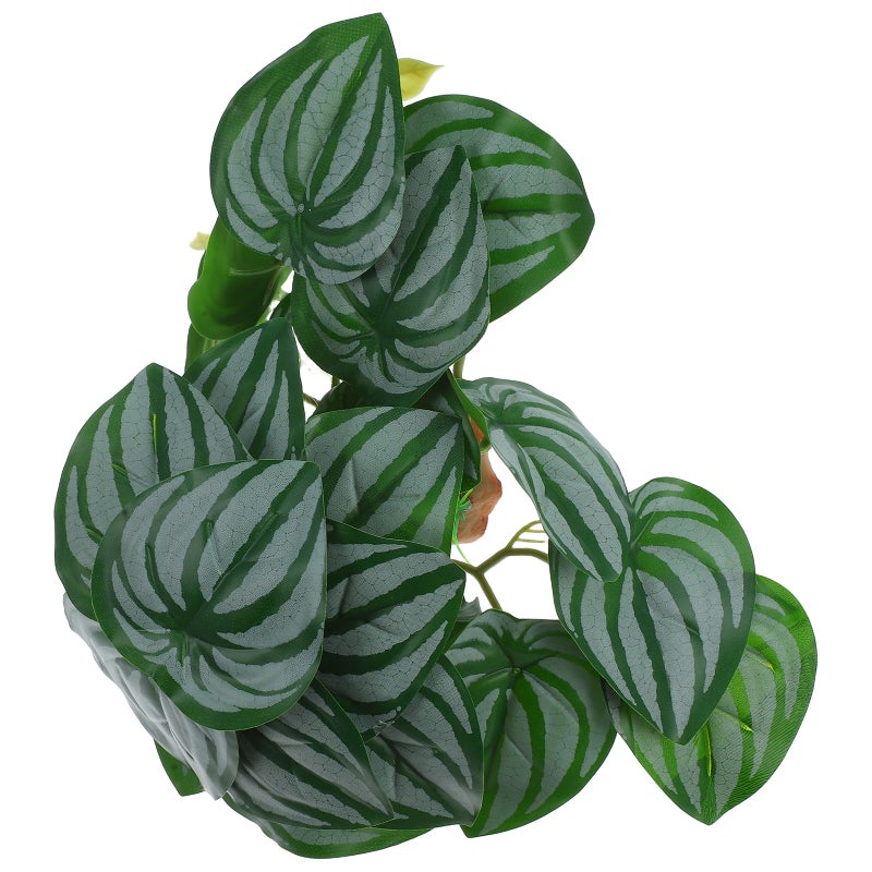 2pcs Artificial Plant For Reptile Terrarium Decor For Snake And Enclosures Lifelike Leaves - Image 4