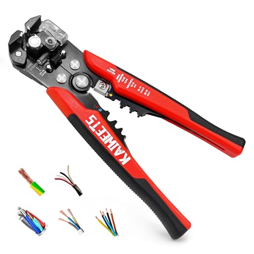 KAIWEETS Self Adjusting Wire Stripper - 3 in 1 Heavy Duty Automatic Wire Stripping Tool | 10-24 AWG Wire Cutter for Electrical Cable Cutting, Crimping Tool - Image 1