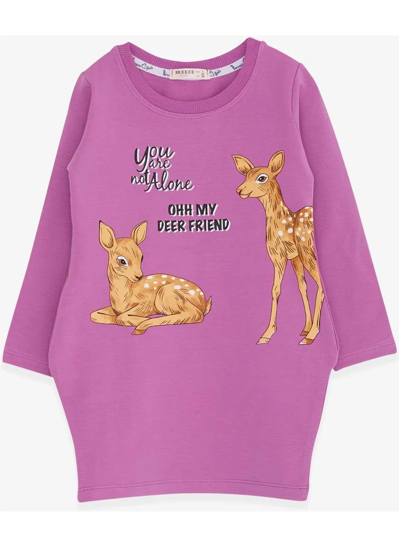 Breeze Girl Tunic Gazelle Printed 1.5-5 Years, Lilac