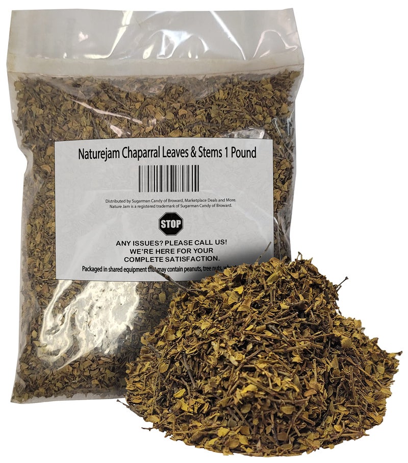 Naturejam Chaparral Leaves & Stems 1 Pound Bulk-aka Gobernadora 100% Natural From Mexico - Image 1