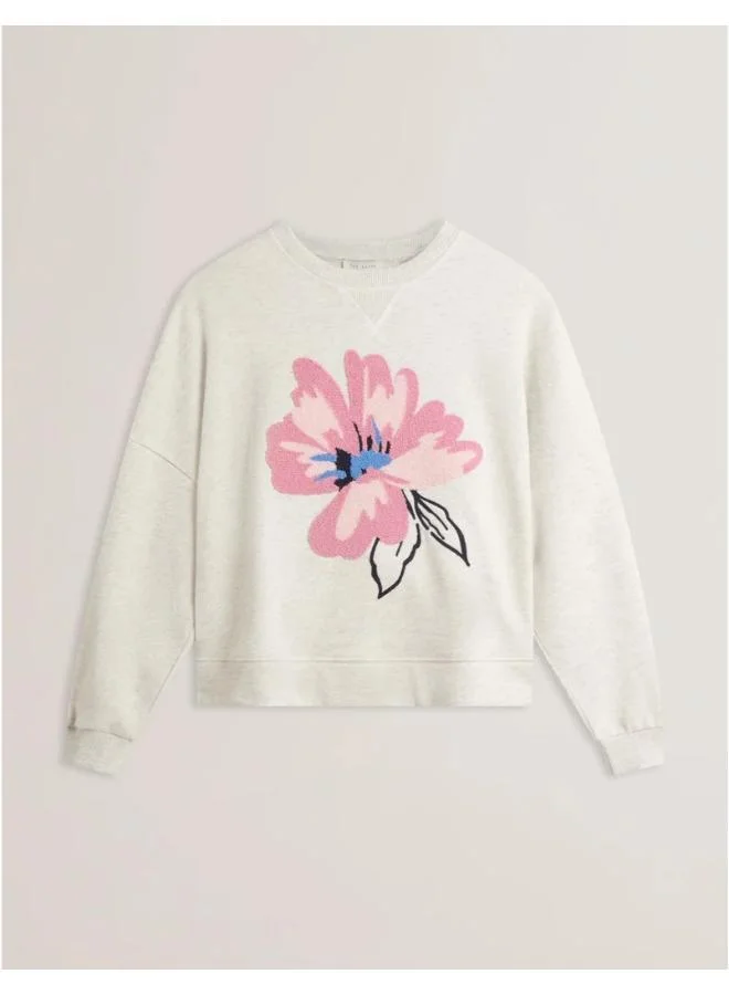 Ted Baker Floral Crew Neck Sweatshirt