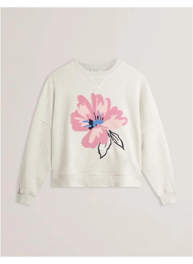 Ted Baker Floral Crew Neck Sweatshirt  - Image 4