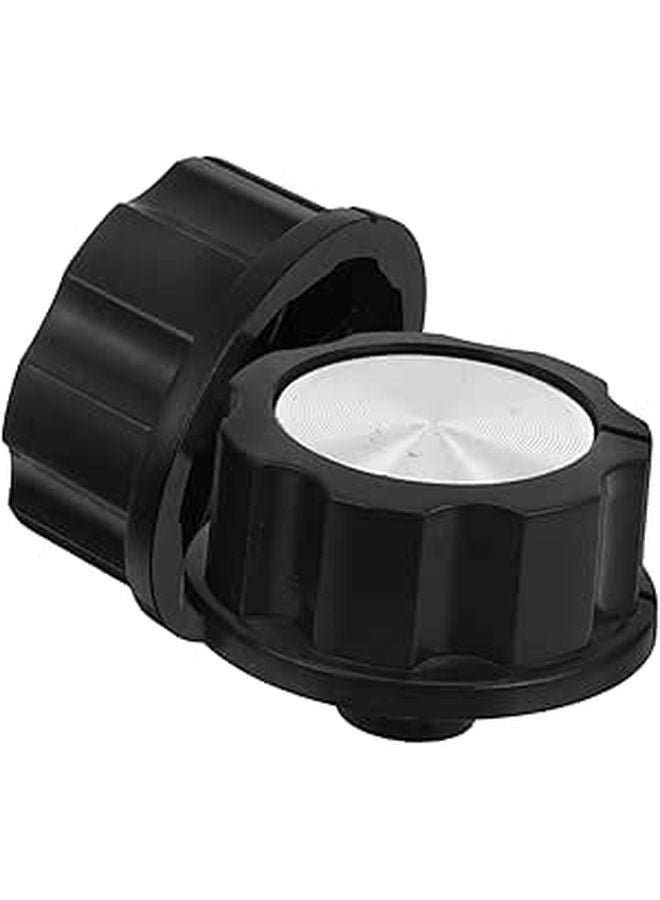 2PCS Black BBQ Grill Knobs Replacement Stove Oven Pressure Cooker Timer Switch - Image 1