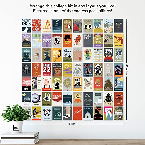 Pop Chart Lab Pop Chart | Notable Novels Wall Collage Kit | 70 Pcs 4" x 6" Art Prints | Colorful Academic Decor for Home, Dorm, or Classroom | 100% Made in the USA - Image 4