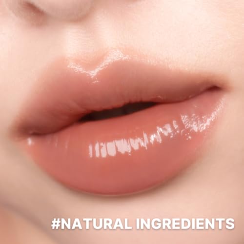 AOU GLOWY TINT BALM Tinted Lip Balm with Natural Gloss Instant Hydration for Chapped Lips 0.12Oz (06 Peanut Balm) - Image 5