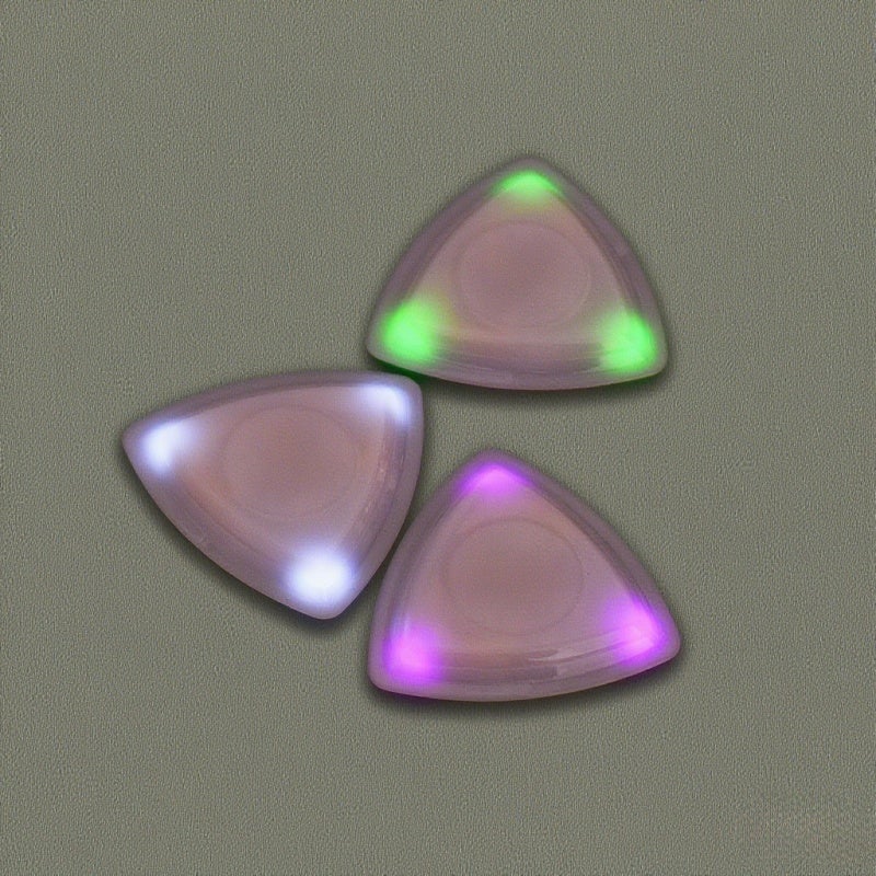 Rockhouse LED Guitar Pick Multicolor ABS Durable Lightweight Built-In Highly Sensitive LED Beads - Ultra Bright Luminous Electric Guitar Picks for Dark Stage Performance - Image 3