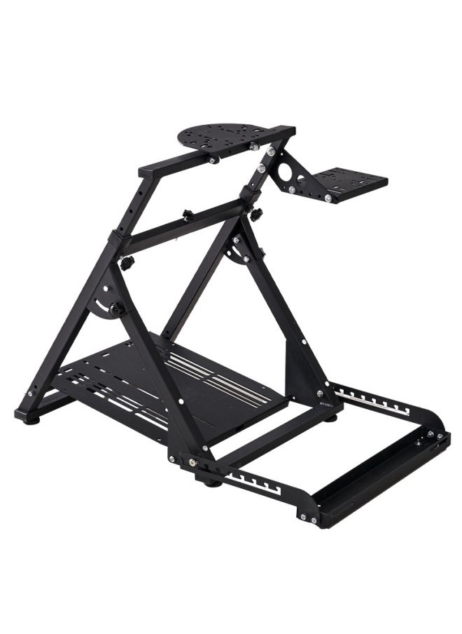 ماركة غير محددة لعبة محاكاة السباق القابلة للطي قوس عجلة القيادة G29G27G923T300rSG923 DeVil Claw R5r9V99- لون المنتج: دواسة لوحة الجيل الثاني مضادة للزيادة + موضع الترس + فرامل اليد + فتحة بطاقة العجلة يرجى ملاحظة جهاز المحاكاة  - Image 1