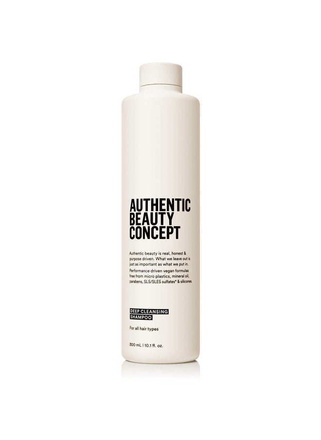 Authentic Beauty Concept - Deep Cleansing Shampoo | Purifying Cleanser | Removes Impurities & Grease | All Hair Types | Vegan & Cruelty-Free | Sulfate-Free | 10.1 Fl. Oz. - Image 1
