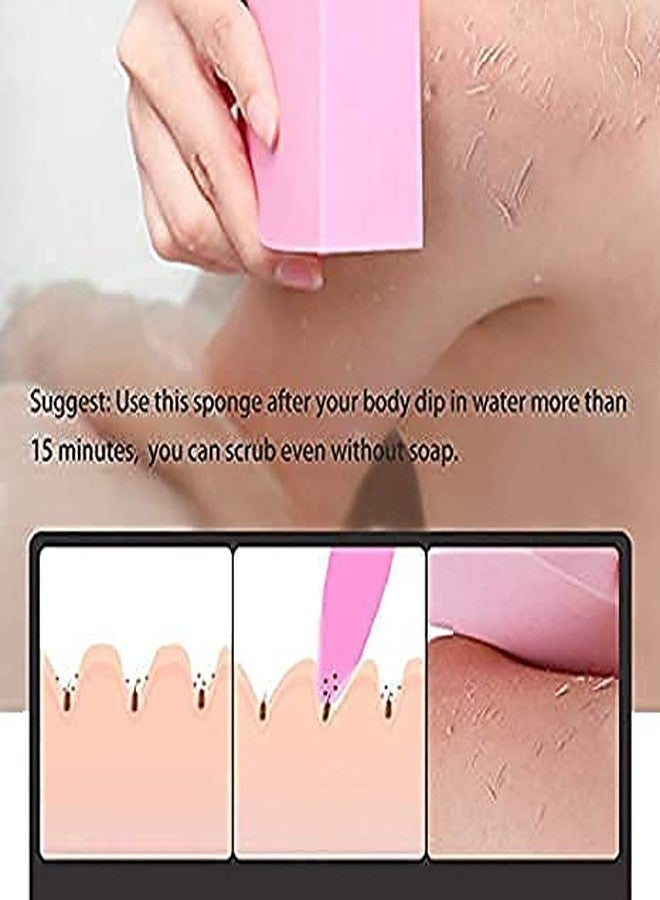 Ansawi Bath Sponge, Skin Exfoliator, Face Scrubber and Dead Skin Remover for Women and Men PACK OF 3 (multicolor) - Image 5