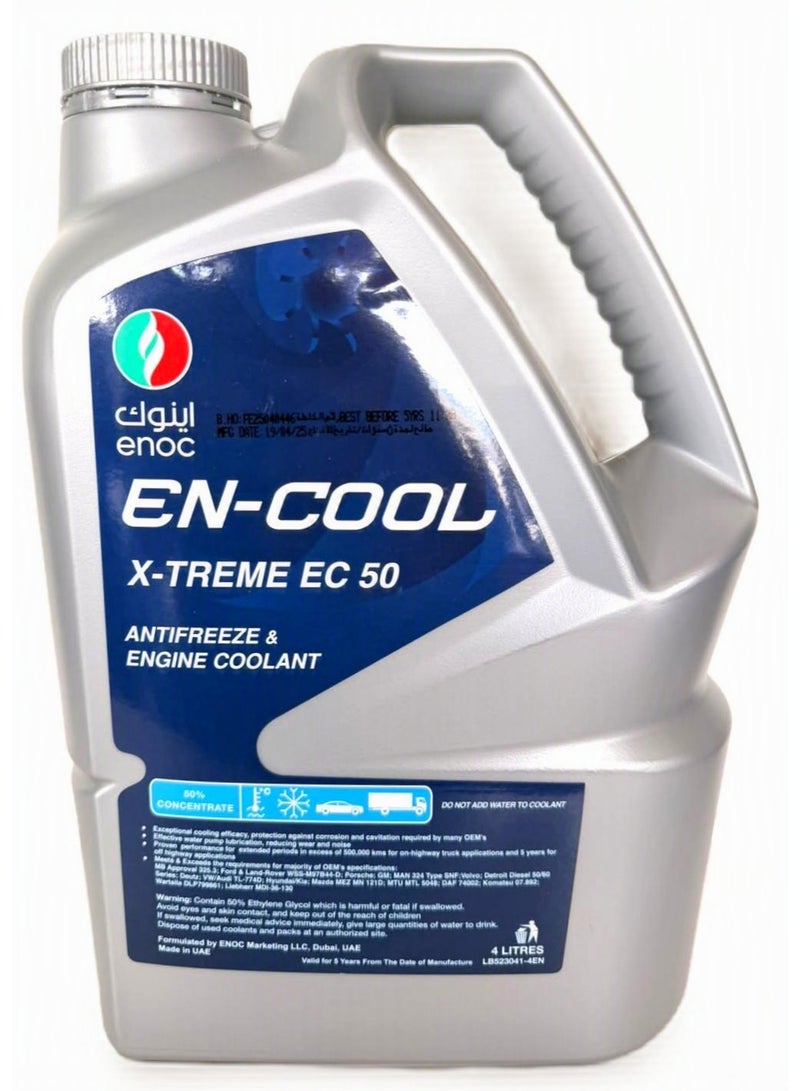 ENOC Blue Coolant / Antifreeze X-treme EC50 4Ltr - Image 3
