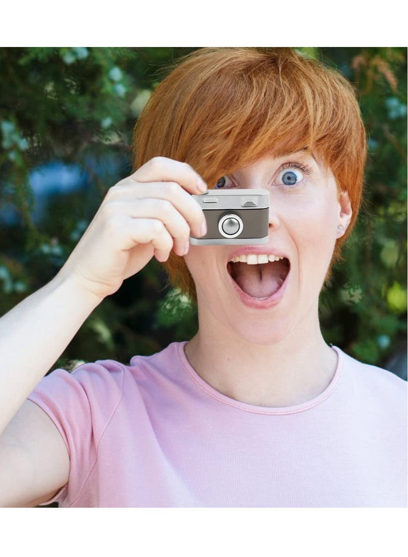 Excefore Magnetic Metal Fidget Toys, Camera Shaped Push Card, Creative Mini Camera Fidget Slider Stress Relief Toy,  for Adults, Office Desk Toys Gifts for Boyfriend and Father, Camera - Image 2