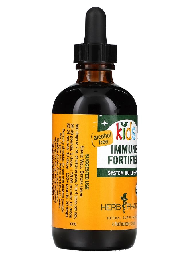 HERB PHARM Kids Immune Fortifier Alcohol Free 4 fl oz (120 ml) - Image 2