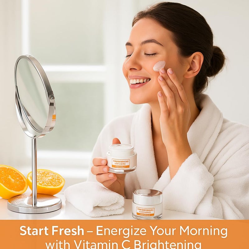 SpaScriptions Clinicals Brightening Vitamin C Day & Night Cream Set - 2 Pack (1.7oz) - Image 2