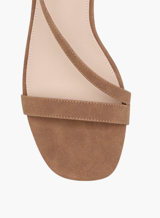 Flora Bella By Shoexpress Women Solid Slingback Sandals with Block Heels  - Image 4