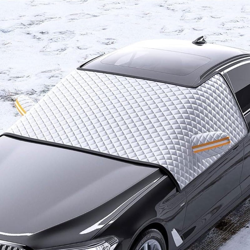 Car Windshield Cover for Ice and Snow for Toyota Handlander 5-Seats (XU50) 3. Gen 2015-2020, All-Weather Auto Windshield Protector Shade Blocks Winter Frost Hail Protection,A/155 * 110cm - Image 1