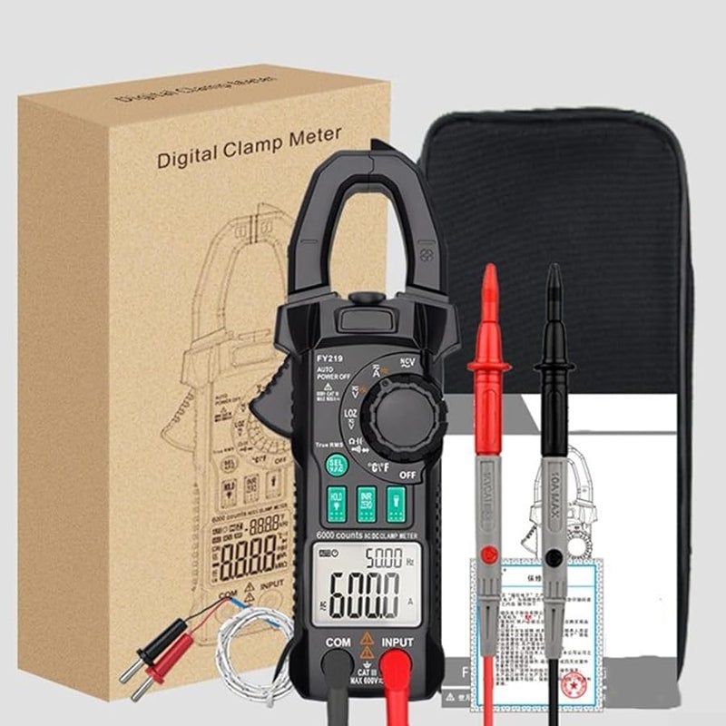 Digital Clamp Meter AC DC Auto Ranging Inrush Current Low Z Voltage Tester - Image 5