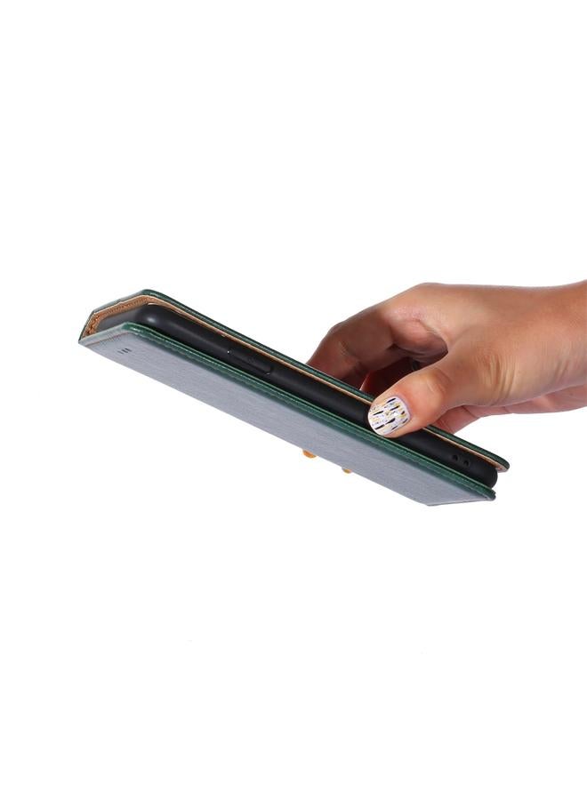 S-TOP Case For Samsung Galaxy A73 5G Gloss Oil Solid Color Magnetic Flip Leather Phone Case - Image 5