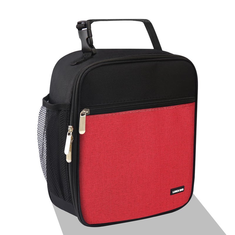 Lovoeo Lunch box Lunch bag for men women Insulated Lunchbox Lunch bags for Work Picnic Travel (Thicken hot red) - Image 1